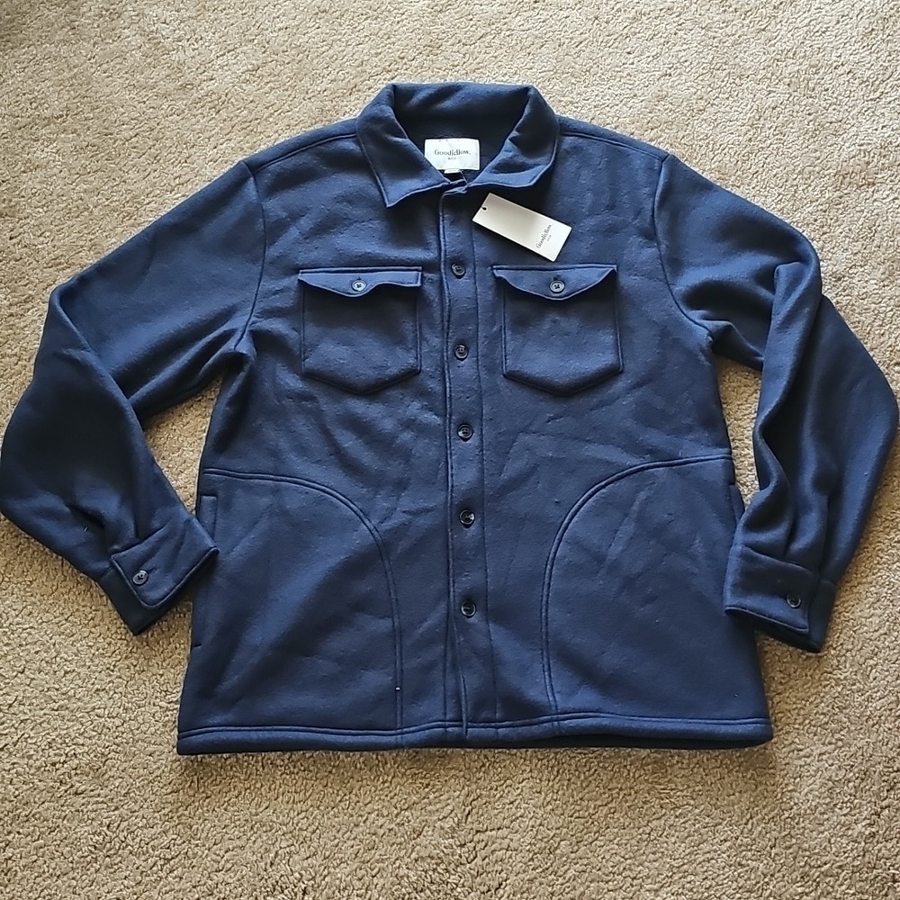 Goodfellow and Co Navy Blue Shirt Jacket